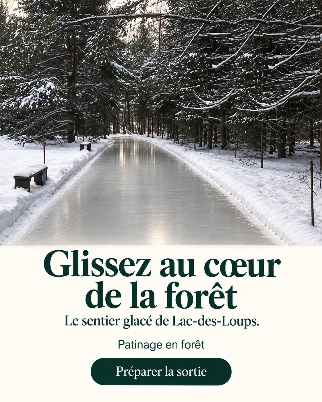 Des tours de patinoire. Des éclats de rire.