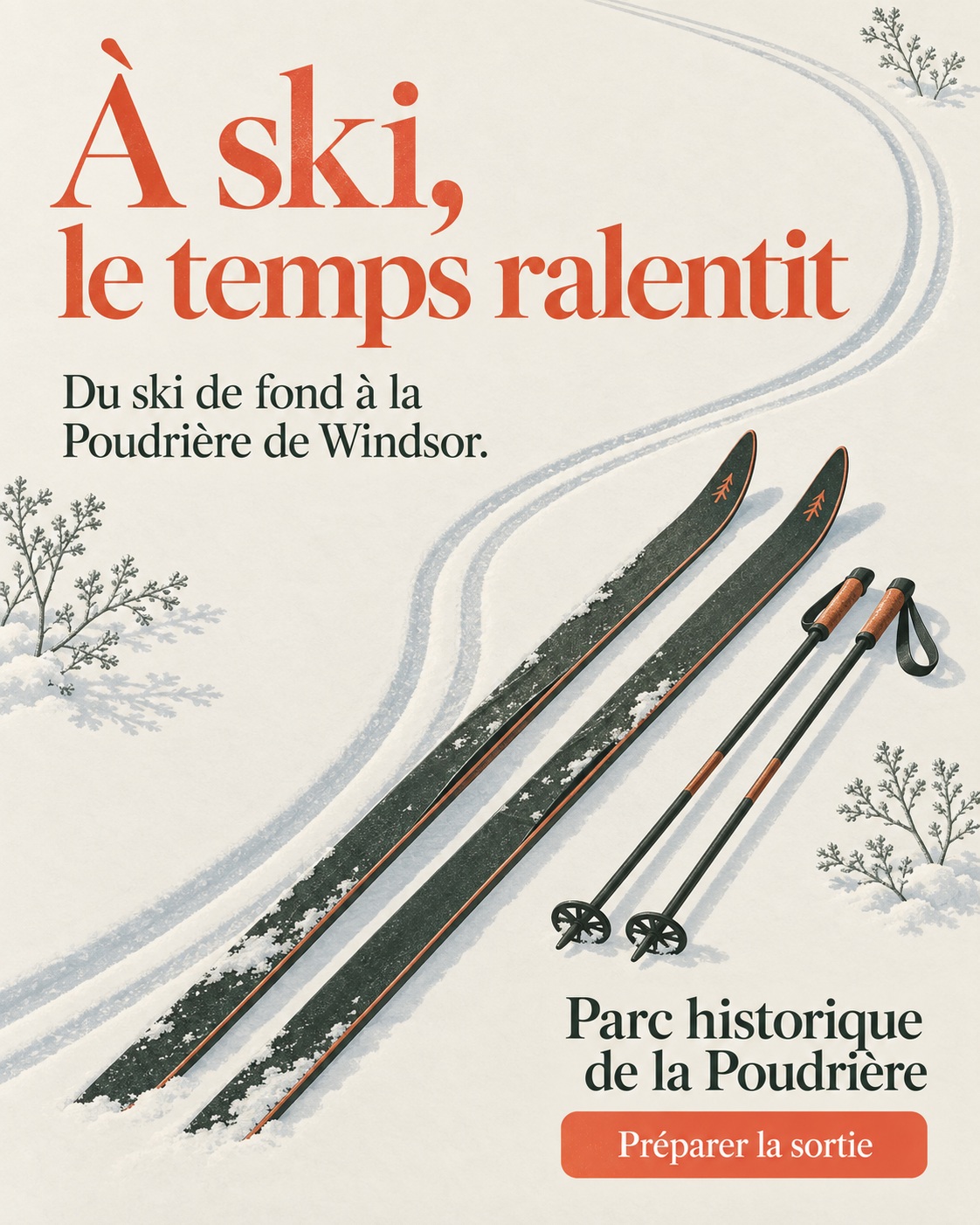 L’hiver, à notre rythme.